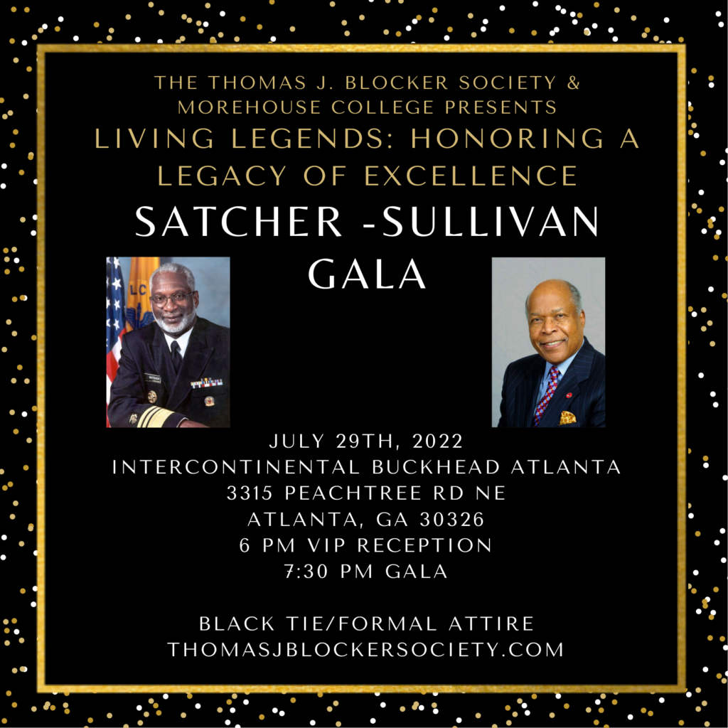 Living Legends Satcher Sullivan Gala Thomas J. Blocker Society